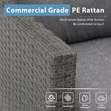 All Weather Outdoor Patio Furniture Set Sectional Sofa