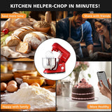 Cheftronic Tilt Head Stand Mixer 650W 6 Speed US Frother