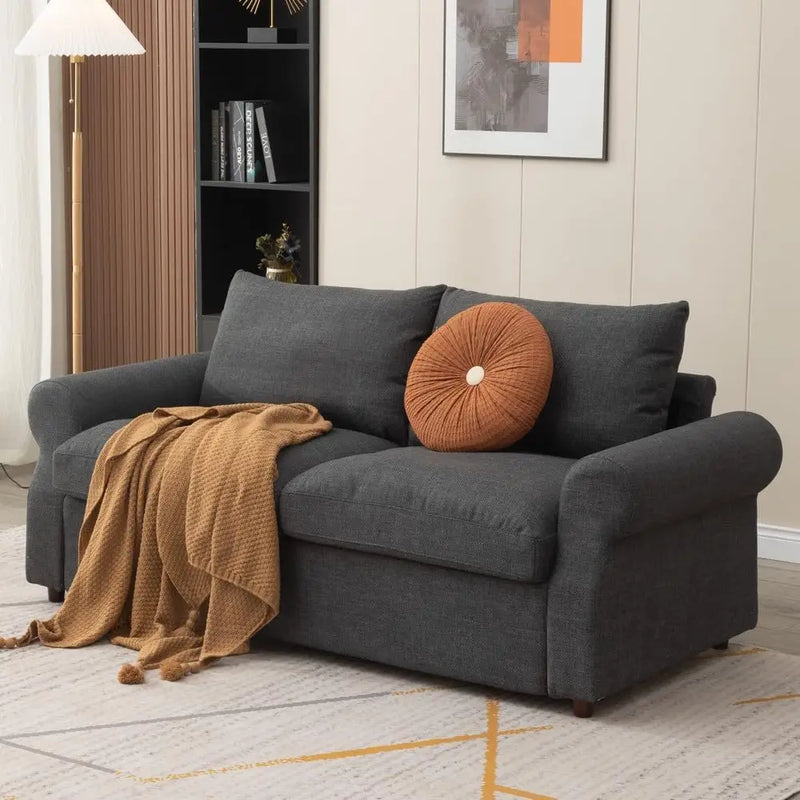 Modern Storage Loveseat Sofa for Living Room Office