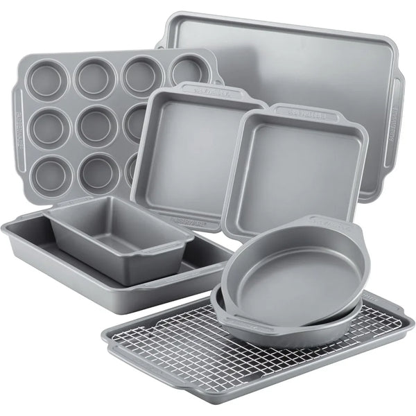 Farberware Nonstick Bakeware Set With Cooling Rack And Pans