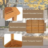 Acacia Wood Outdoor Dining Table With Umbrella Hole