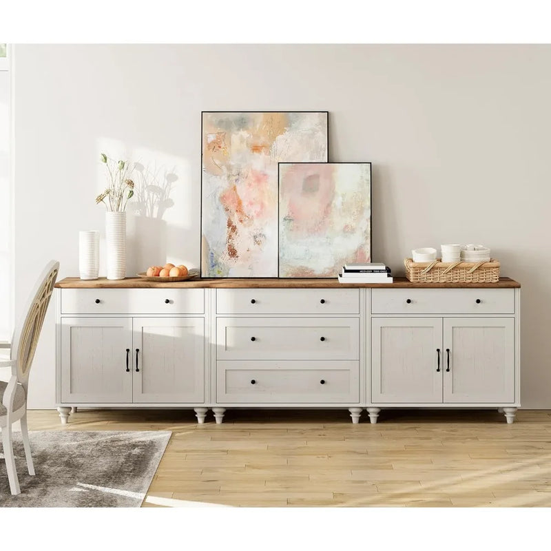 Dining room furniture rustic wood buffet cabinet