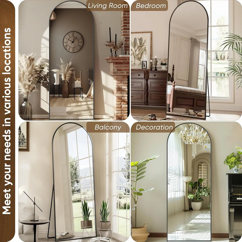 Rectangle Floor Mirror With Stand For Bedroom Living Room