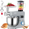 Six Speed Stand Mixer With LCD Display And Meat Grinder