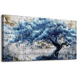 Abstract Tree Canvas Art Giclee Ready to Hang Home Decor