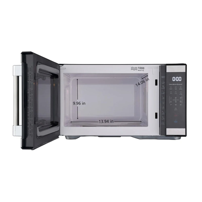 1000W Countertop Microwave With Touchpad And Sensor Cooking