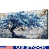 Abstract Tree Canvas Art Giclee Ready to Hang Home Decor