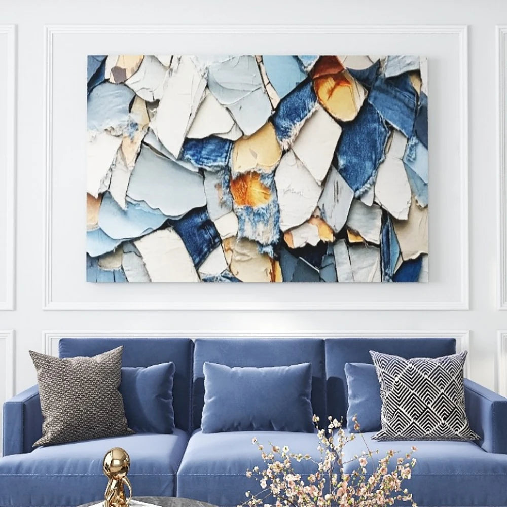 Mirrors and frames Canvas Wall Art With Wood Frame