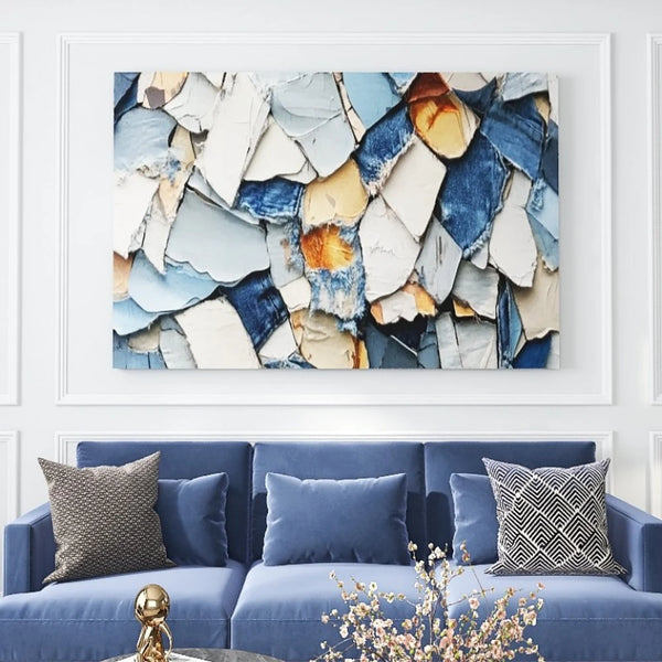 Mirrors and frames Canvas Wall Art With Wood Frame