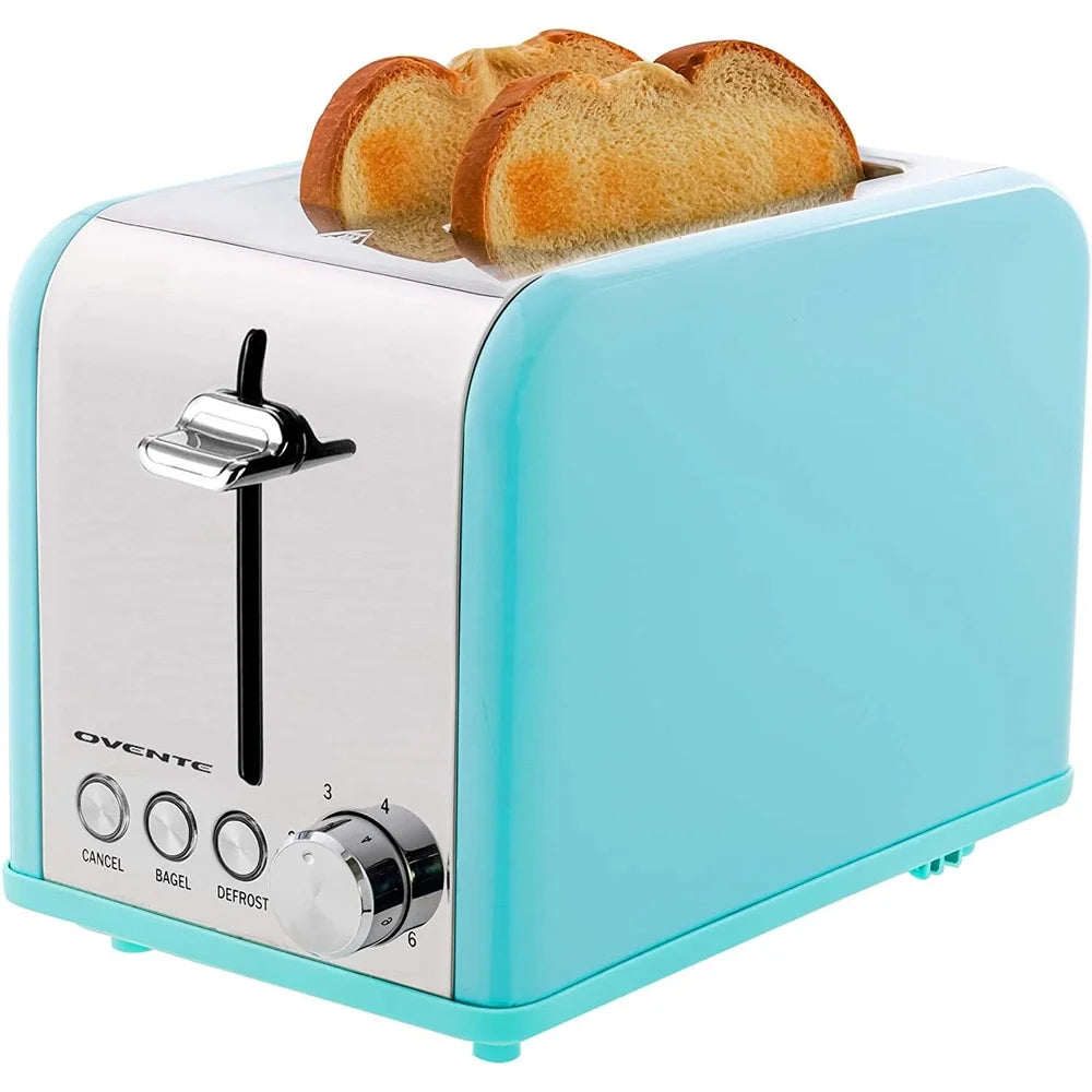 Stainless Steel Toaster With Extra Wide Slot And 6 Settings