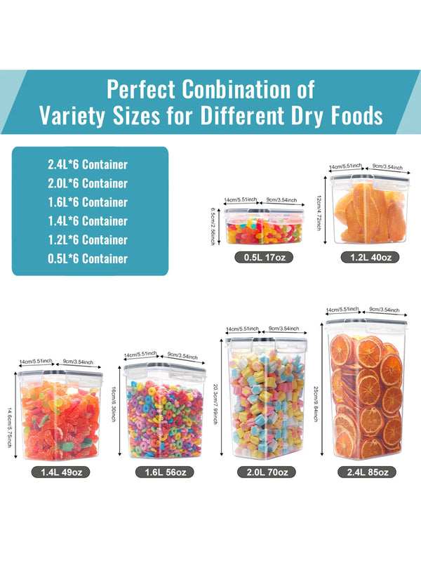 Airtight Grain Storage Containers for Kitchen Organization