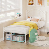 Playful kids sports themed bed frame with drawers
