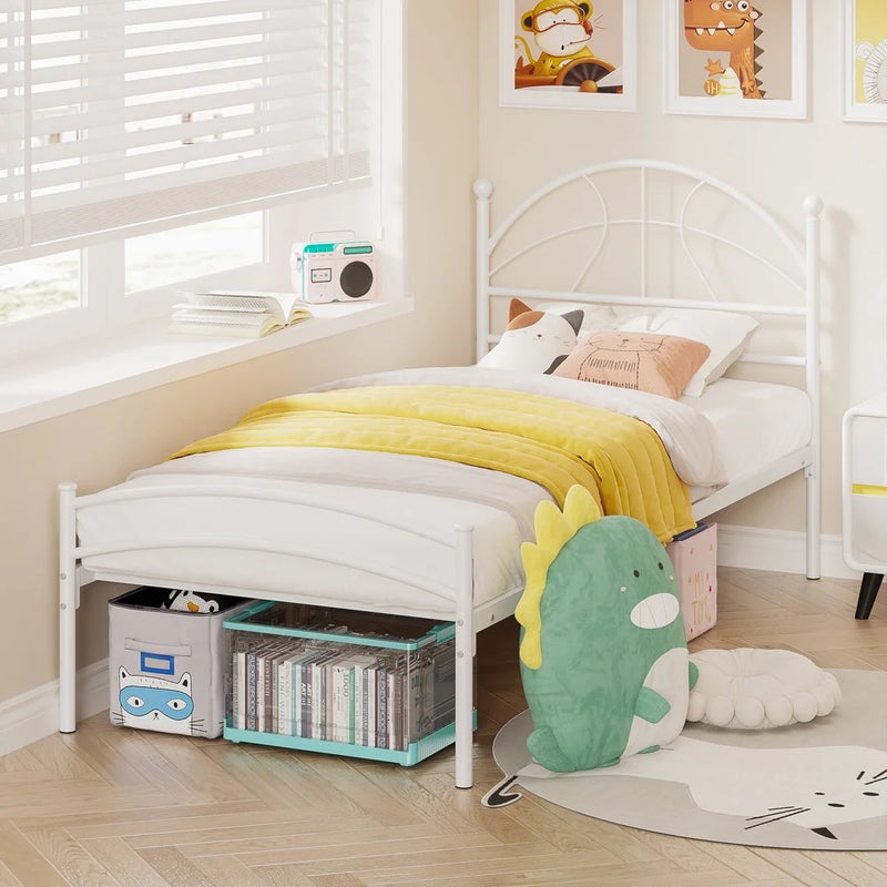 Playful kids sports themed bed frame with drawers