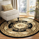 Lyndhurst Collection Area Rug Medallion Design Non Shedding