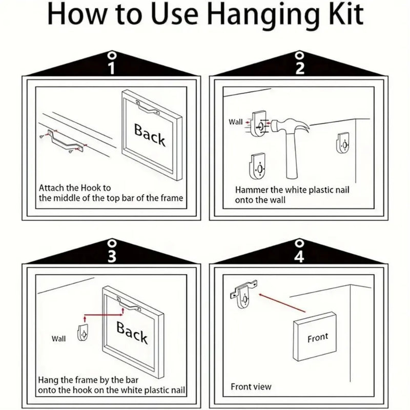 Solid Wood Framed Canvas Wall Art For Living Rooms Gift