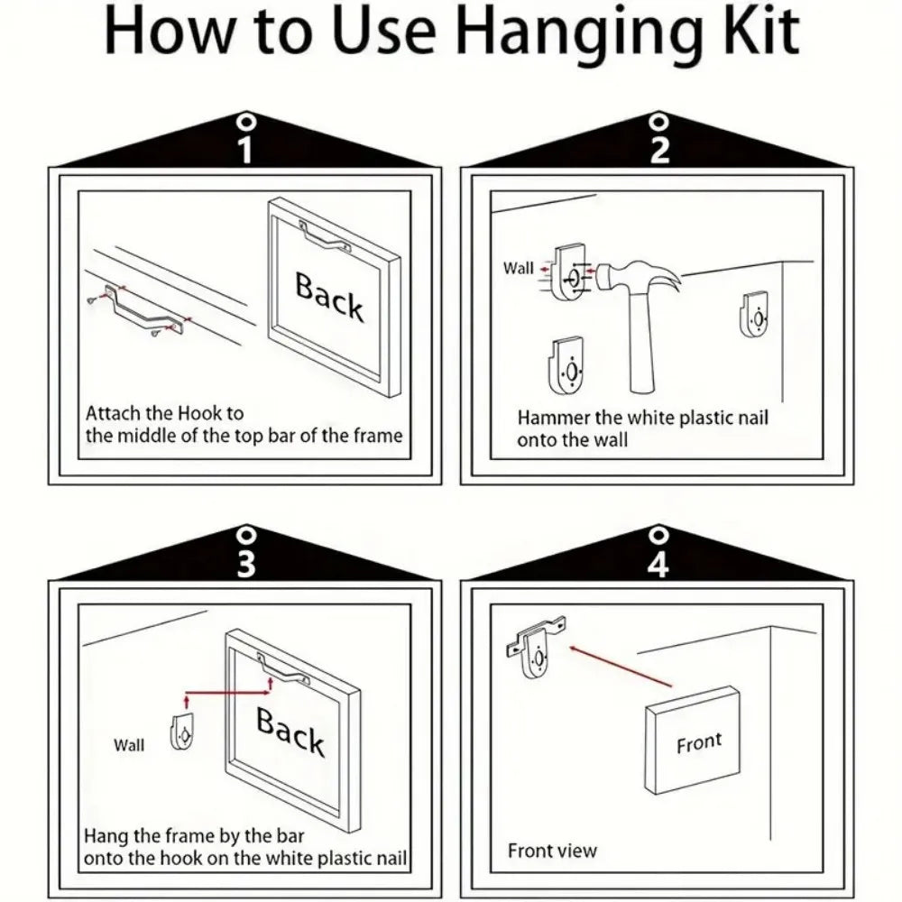 Mirrors and Frames/Pine Canvas Wall Art Gift For Birthday And Home Decor