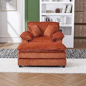 

Contemporary chaise lounge with ottoman set for modern homes
