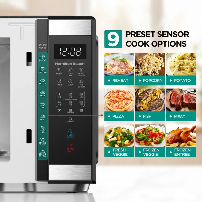 Hamilton Beach Countertop Microwave Oven Stainless Steel