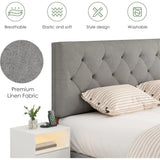 

Tufted upholstered queen headboard for stylish bedroom décor
