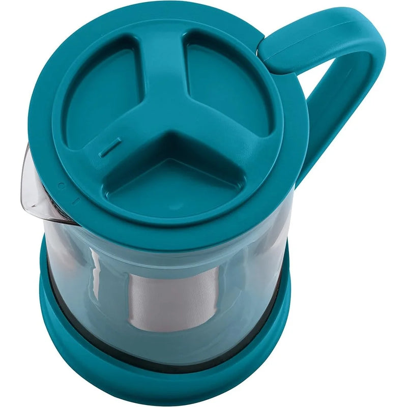 Cold Brew Infuser Coffee Maker With Glass Carafe Filter