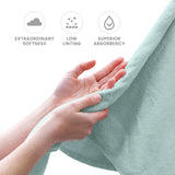 Luxury 100 Percent Cotton Towel Set Absorbent Quick Dry