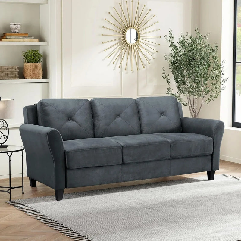 Lifestyle Solutions Harrington Sofa Modern L Shaped
