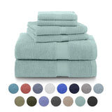 Luxury 100 Percent Cotton Towel Set Absorbent Quick Dry