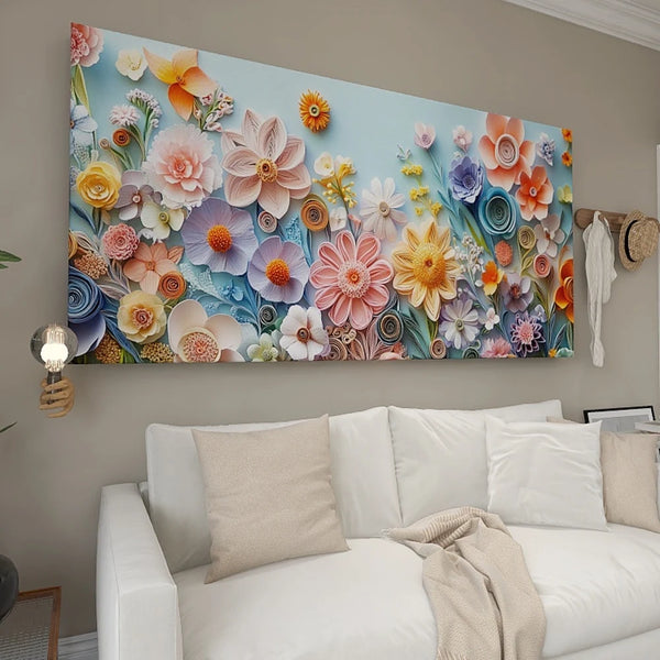 Solid Wood Framed Canvas Wall Art For Living Rooms Gift