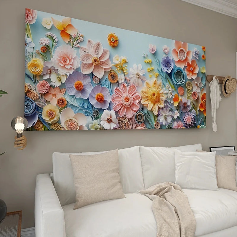 Solid Wood Framed Canvas Wall Art For Living Rooms Gift