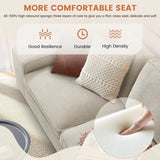 Convertible Sectional Sofa With USB And Reversible Design