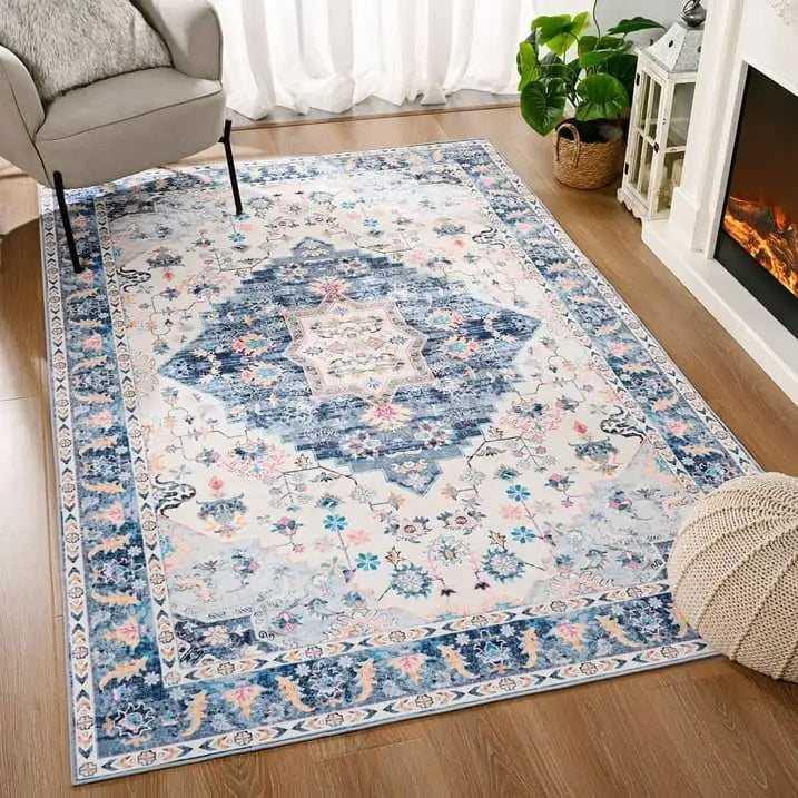 Soft Boho Rug For Living Room And Bedroom Persian Vintage