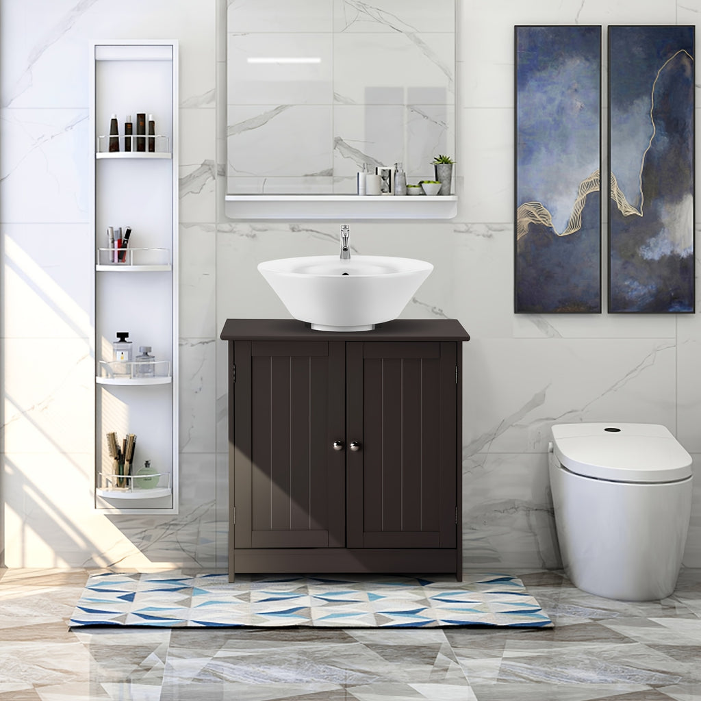 Traditional Under Sink Storage Vanity Cabinet for Organized Bathrooms