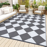 Outdoor Non Slip Area Rug for Camping and Patio Use