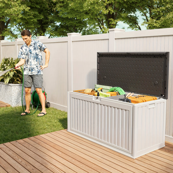 Heavy-Duty Outdoor Storage Box for Cushions and Tools