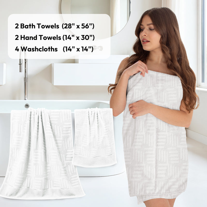 Premium Cotton Bath Towel Set for Ultimate Comfort and Absorbency