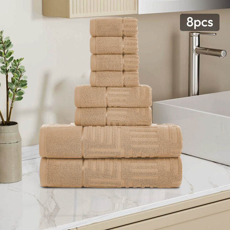 Premium Cotton Bath Towel Set for Ultimate Comfort and Absorbency