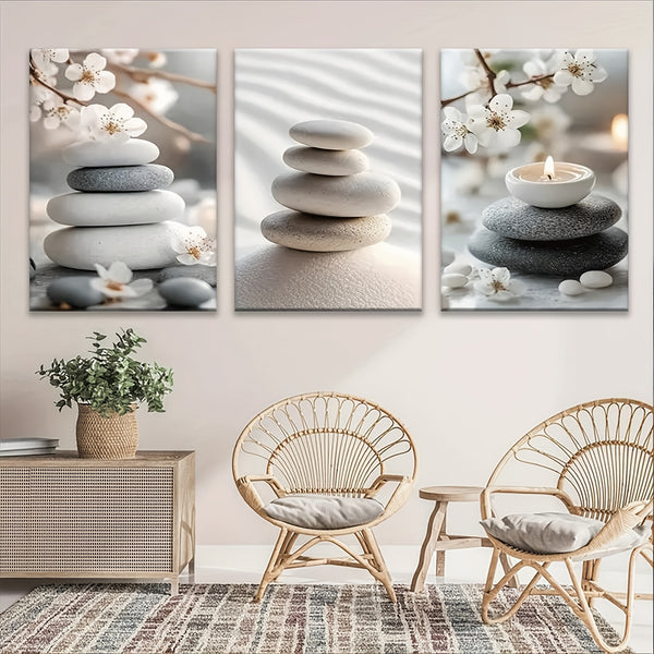 Mirrors and Frames/Modern Zen Canvas Wall Art for Stylish Home Decor