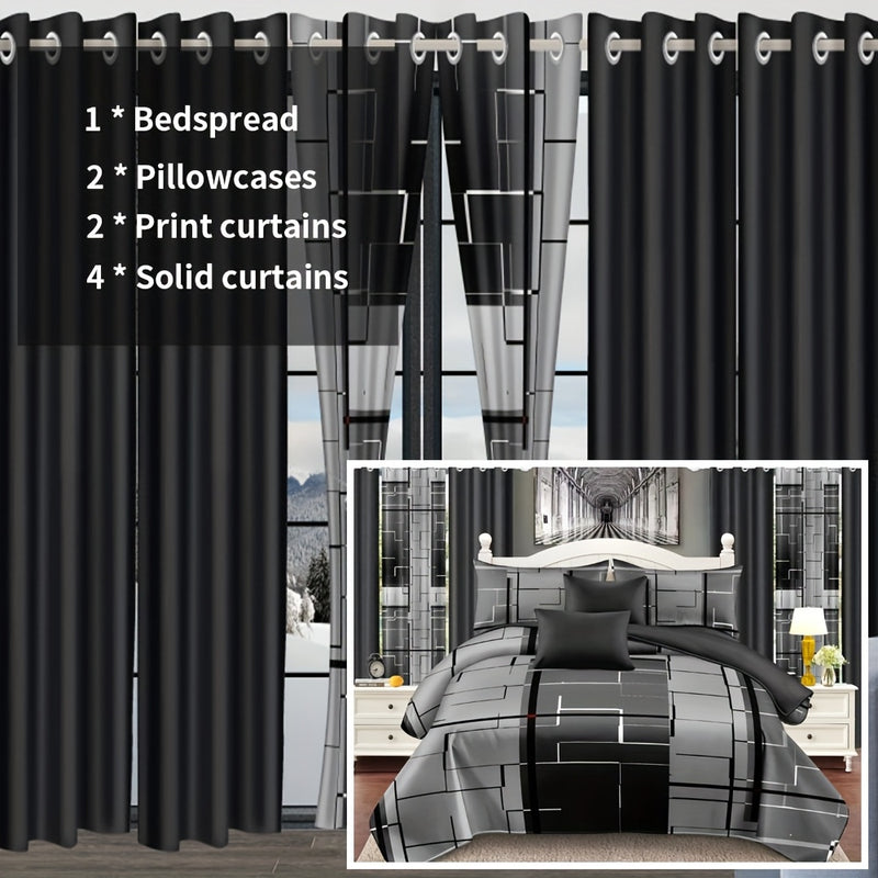 Elegant 9 Piece Bedding Set for Stylish Bedroom Makeover