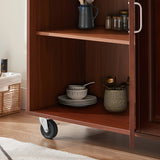 Mobile Kitchen Island Cart With Storage And Towel Rack