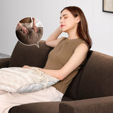 Modern 3 Seater Sofa Couch with Detachable Cover for Living Room
