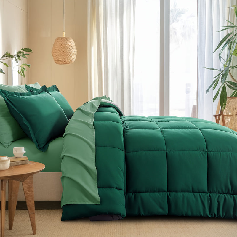 Luxurious Reversible Bedding Set Microfiber Bed in a Bag