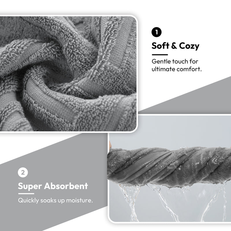 Premium Cotton Bath Towel Set for Ultimate Comfort and Absorbency