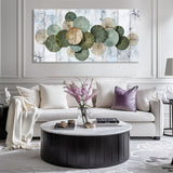 Mirrors and Frames/Abstract Green Canvas Wall Art for Modern Home Decoration