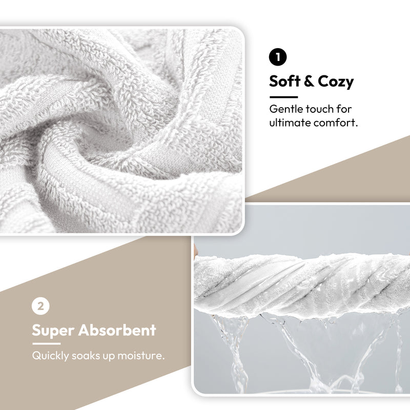 Premium Cotton Bath Towel Set for Ultimate Comfort and Absorbency