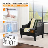 Mid Century Modern Upholstered Lounge Chair for Stylish Living