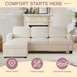 Actflame Modern Modular Sectional Cloud Couch With Ottoman