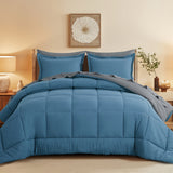 Luxurious Reversible Bedding Set Microfiber Bed in a Bag