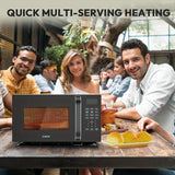 Candy Compact Countertop Microwave with 360 Degree Rotation Technology