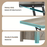 Farmhouse Lift Top Coffee Table with Hidden Storage Solutions