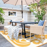 Reversible Outdoor Rug for Camping Beach Garden and Picnics